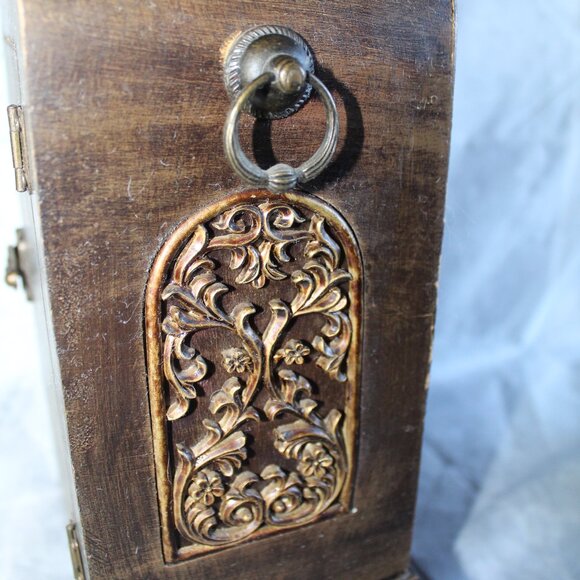 Three Hands Corp. Mantel Clock Style Clock WORKS! - Picture 7 of 13